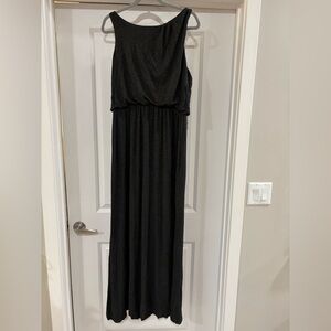 Large LOFT Maxi Dress Charcoal Gray